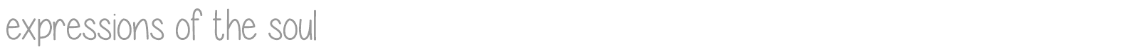 Expressions Of The Soul font preview